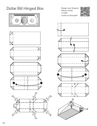Dollar Bill Hinged Box